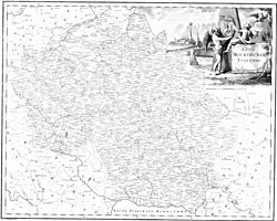 Второй, после академического атласа 1745 г., большой настольный атлас справочного характера, отражающий административное устройство Российской империи, установившееся после «Нового положения о губерниях» 1775 г. Атлас дает сведения о густоте и характере населенных пунктов, о разработках полезных ископаемых, о растительности, с подразделением на лиственные, смешанные, кедровые леса и кустарники; гидрография дана в отдельных случаях до ручьев, показаны болота; дороги не нанесены. Каждый лист украшен сюжетным картушем, отражающим основные занятия населения изображенной территории. В 1800 г. Атлас был переиздан в связи с изменением административно-территориального деления России.